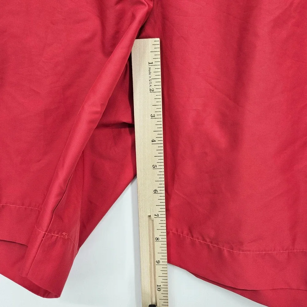 J Lindeberg Shorts Mens 36 32 Activewear Athleisure Casual Chino Fiery Red